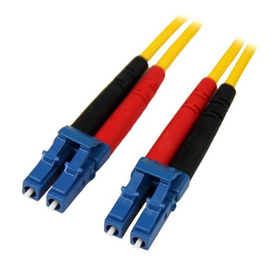 StarTech.com Câble Réseau Fibre Optique LC vers LC Mâle / Mâle - Duplex Monomode 9/125 LSZH - Jaune 7 m