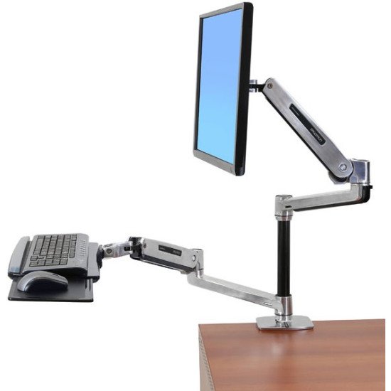 Ergotron LX Series HD Sit-Stand Support écran PC