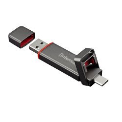Intenso 3850440 lecteur à circuits intégrés externe 250 Go USB Type-A / USB Type-C 3.2 Gen 1 (3.1 Gen 1) Anthracite