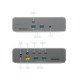 Targus DOCK230EUZ station d'accueil Avec fil Thunderbolt 5 Argent