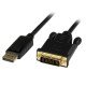 StarTech.com Câble adaptateur DisplayPort vers DVI actif de 91 cm - Convertisseur DP vers DVI-D - 1920x1200 - Noir