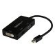 StarTech.com Adaptateur de voyage Mini DisplayPort vers VGA / DVI / HDMI - Convertisseur vidéo 3-en-1