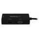 StarTech.com Adaptateur de voyage Mini DisplayPort vers VGA / DVI / HDMI - Convertisseur vidéo 3-en-1