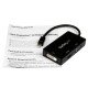 StarTech.com Adaptateur de voyage Mini DisplayPort vers VGA / DVI / HDMI - Convertisseur vidéo 3-en-1 StarTech.com Adaptateur de voyage Mini DisplayPort vers VGA / DVI / HDMI - Convertisseur vidéo 3-en-1
