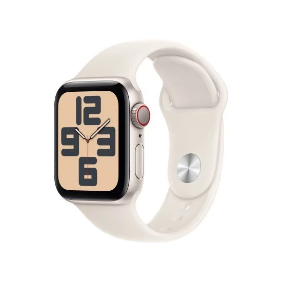Apple Watch SE OLED 40 mm Numérique 324 x 394 pixels Écran tactile 4G Beige Wifi GPS (satellite) Apple Watch SE OLED 40 mm Numérique 324 x 394 pixels Écran tactile 4G Beige Wifi GPS (satellite)