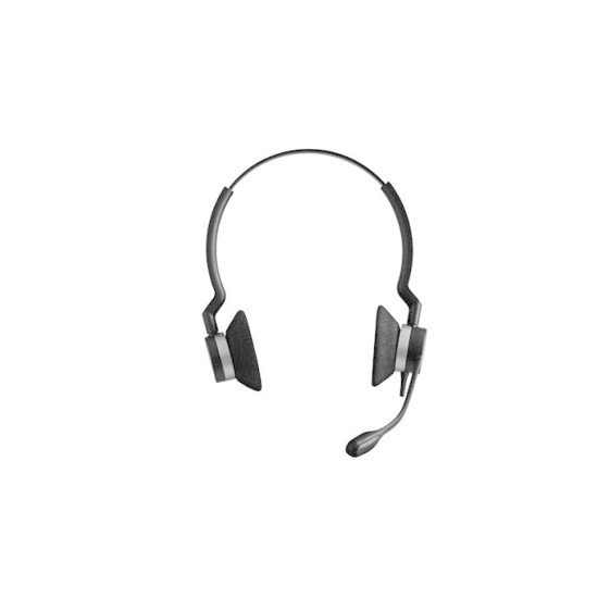 Jabra BIZ 2300 QD Siemens Duo Casque audio Bandeau Binaural Noir