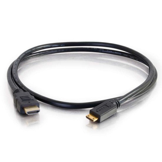 C2G 81999 câble HDMI 1,5 m HDMI Type A (Standard) HDMI Type C (Mini) Noir