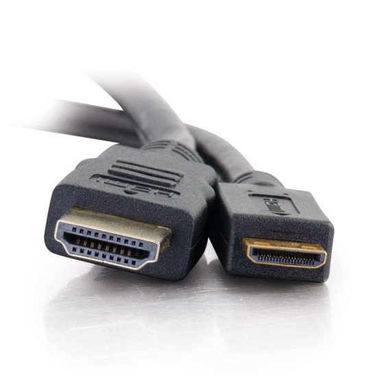 C2G 81999 câble HDMI 1,5 m HDMI Type A (Standard) HDMI Type C (Mini) Noir