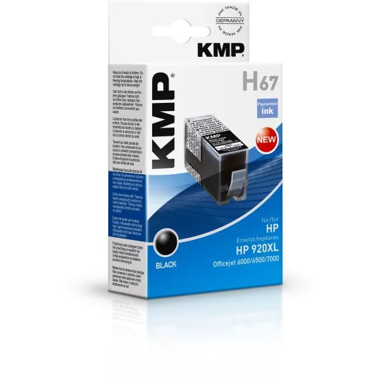 KMP H67 cartouche d'encre 1 pièce(s) Noir KMP H67 cartouche d'encre 1 pièce(s) Noir