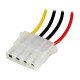 StarTech.com LP4POWEXT12 Câble d'Extension Alimentation Molex LP4 30 cm 