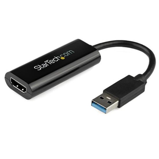 StarTech.com Adaptateur vidéo slim multi-écrans USB 3.0 vers HDMI – Carte graphique externe – 1920x1200 / 1080p