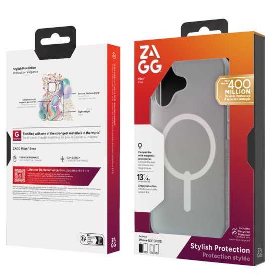 ZAGG Milan Snap coque de protection pour téléphones portables 16 cm (6.3") Housse Multicolore ZAGG Milan Snap coque de protection pour téléphones portables 16 cm (6.3") Housse Multicolore