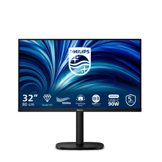 Philips 32B2U3601/00 écran PC 80 cm (31.5") 2560 x 1440 pixels Quad HD LCD Noir Philips 32B2U3601/00 écran PC 80 cm (31.5") 2560 x 1440 pixels Quad HD LCD Noir