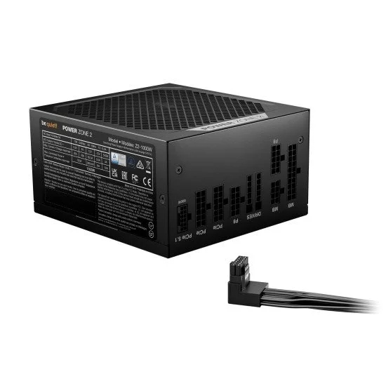 be quiet! POWER ZONE 2 1000 W | Alimentation ATX 3.1, 80 Plus Platinum be quiet! POWER ZONE 2 1000 W | Alimentation ATX 3.1, 80 Plus Platinum