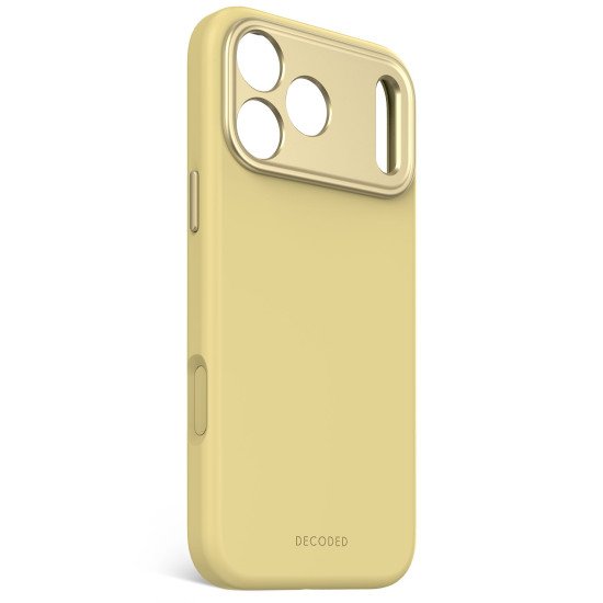 Decoded Silicone Backcover Apple iPhone 17 Pro Max Yuma Yellow coque de protection pour téléphones portables 17,5 cm (6.9") Housse Jaune