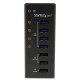 StarTech.com Hub USB 3.0 Alimenté de 4 ports avec Station de Recharge de 3 ports USB (2 x 1A, 1 x 2A) 