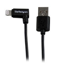StarTech.com Câble Apple Lightning coudé vers USB de 2 m pour iPhone / iPod / iPad - Noir StarTech.com Câble Apple Lightning coudé vers USB de 2 m pour iPhone / iPod / iPad - Noir