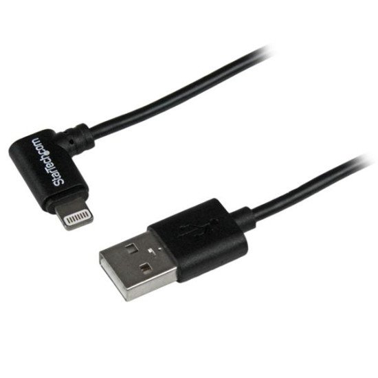 StarTech.com Câble Apple Lightning coudé vers USB de 2 m pour iPhone / iPod / iPad - Noir