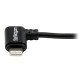 StarTech.com Câble Apple Lightning coudé vers USB de 2 m pour iPhone / iPod / iPad - Noir