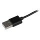 StarTech.com Câble Apple Lightning coudé vers USB de 2 m pour iPhone / iPod / iPad - Noir