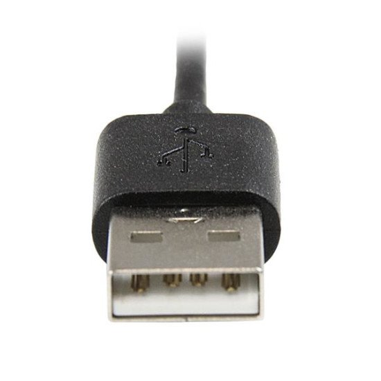 StarTech.com Câble Apple Lightning coudé vers USB de 2 m pour iPhone / iPod / iPad - Noir