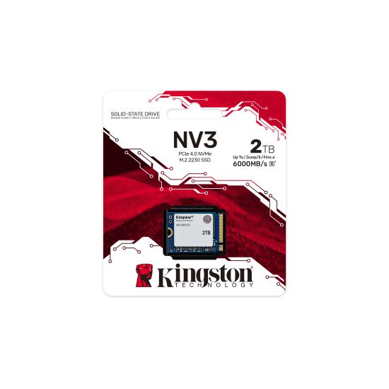 Kingston Technology 2000G NV3 M.2 2230 NVMe SSD Kingston Technology 2000G NV3 M.2 2230 NVMe SSD