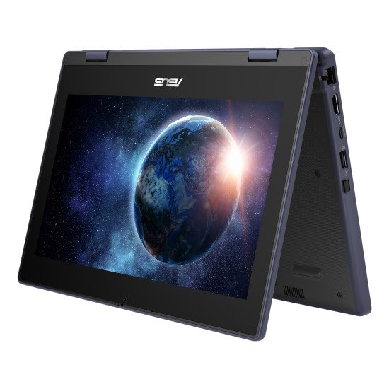ASUS BR1104FTA-NS0076XA Intel® N N150 Hybride (2-en-1) 29,5 cm (11.6") Écran tactile HD 8 Go LPDDR5-SDRAM 128 Go SSD Wi-Fi 6E (802.11ax) Windows 11 Pro Education Belge Gris