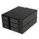 StarTech.com Rack Mobile en Aluminum Sans Tiroir pour 3x Disque Dur SAS II/SATA III 6 Gbps - Hot Swap