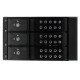 StarTech.com Rack Mobile en Aluminum Sans Tiroir pour 3x Disque Dur SAS II/SATA III 6 Gbps - Hot Swap