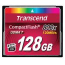 Transcend 128GB 800x CF 128 Go CompactFlash MLC Transcend 128GB 800x CF 128 Go CompactFlash MLC