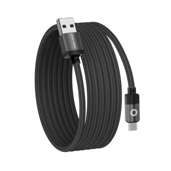 Mobile Origin MC2-USBA-1M-BLK câble USB USB 2.0 USB C 0,48 Gbit/s Noir