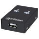 Manhattan Sélecteur de partage USB-A automatique, 2 ports USB-B, 480 Mbit/s (USB 2.0), double commande (auto-détection ou manuelle), Alimenté par USB (aucune alimentation externe requise), câble USB-A vers USB-B 1,5 m inclus