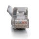 C2G Câble de raccordement réseau Cat6 avec gaine non blindé (UTP) de 1 M - Gris
