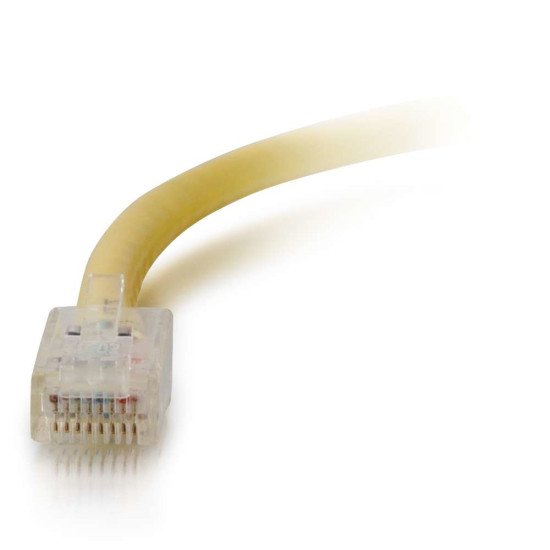 C2G Câble de raccordement réseau Cat5e sans gaine non blindé (UTP) de 2 M - Jaune C2G Câble de raccordement réseau Cat5e sans gaine non blindé (UTP) de 2 M - Jaune
