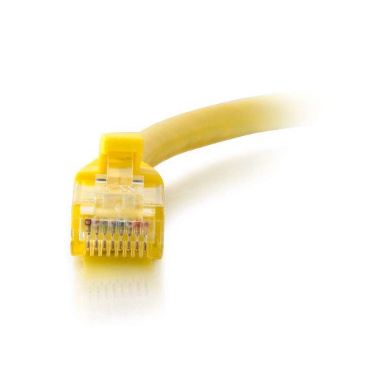 C2G Câble de raccordement réseau Cat6 avec gaine non blindé (UTP) de 0,5 M - Jaune