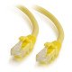 C2G Cat6 550MHz Snagless Patch Cable 10m câble de réseau Jaune U/UTP (UTP)