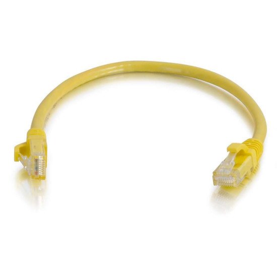 C2G Cat6 550MHz Snagless Patch Cable 10m câble de réseau Jaune U/UTP (UTP)