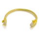 C2G Cat6 550MHz Snagless Patch Cable 10m câble de réseau Jaune U/UTP (UTP)