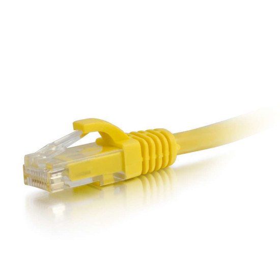 C2G Câble de raccordement réseau Cat6 avec gaine non blindé (UTP) de 1,5 M - Jaune