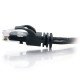 C2G 10m Cat6 Patch Cable câble de réseau Noir U/UTP (UTP)