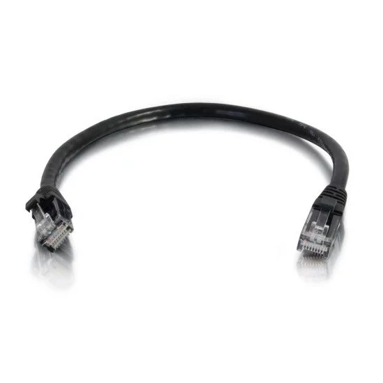 C2G Câble de raccordement réseau Cat6 avec gaine non blindé (UTP) de 2 M - Noir C2G Câble de raccordement réseau Cat6 avec gaine non blindé (UTP) de 2 M - Noir