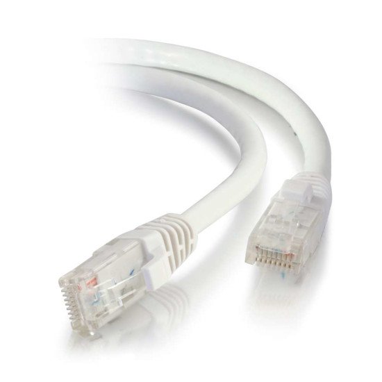 C2G Câble de raccordement réseau Cat5e avec gaine non blindé (UTP) de 3 M - Blanc