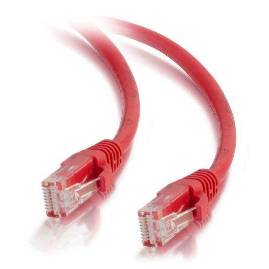 C2G Câble de raccordement réseau Cat5e avec gaine non blindé (UTP) de 3 M - Rouge