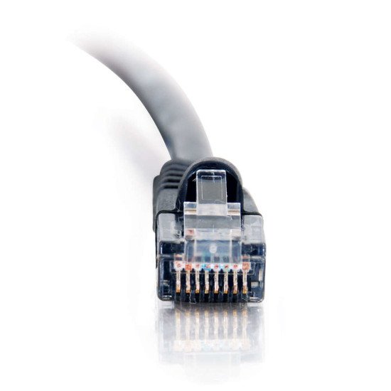 C2G Câble de raccordement réseau Cat5e avec gaine non blindé (UTP) de 2 M - Noir