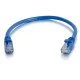 C2G Câble de raccordement réseau Cat5e avec gaine non blindé (UTP) de 1,5 M - Bleu C2G Câble de raccordement réseau Cat5e avec gaine non blindé (UTP) de 1,5 M - Bleu
