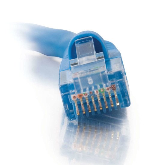 C2G Câble de raccordement réseau Cat5e avec gaine non blindé (UTP) de 0,5 M - Bleu