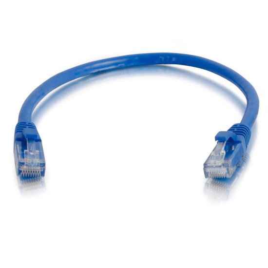 C2G Câble de raccordement réseau Cat5e avec gaine non blindé (UTP) de 1 M - Bleu