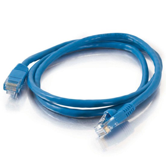 C2G Câble de raccordement réseau Cat5e avec gaine non blindé (UTP) de 1 M - Bleu