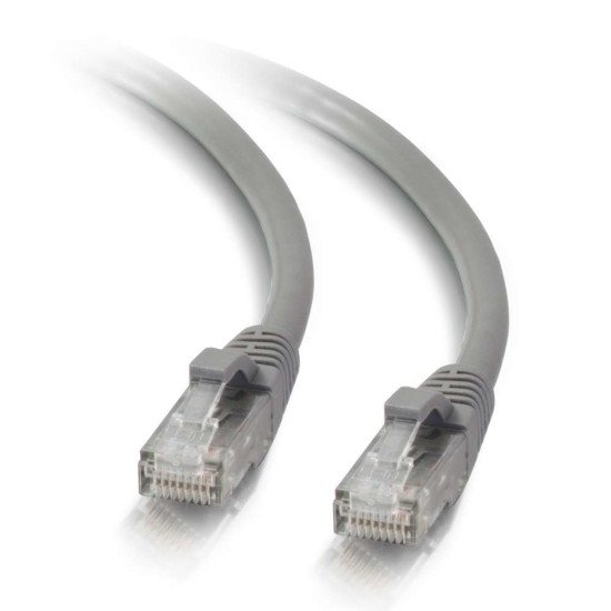 C2G Câble de raccordement réseau Cat5e avec gaine non blindé (UTP) de 0,5 M - Gris