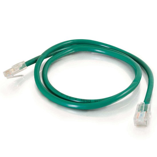 C2G Câble de raccordement réseau Cat5e sans gaine non blindé (UTP) de 1 M - Vert